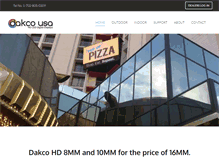 Tablet Screenshot of dakcousa.com